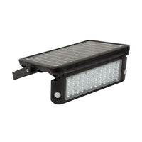 Eurolux black floodlight, front view