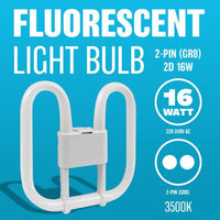 Close-up detail of the Eurolux fluorescent tube