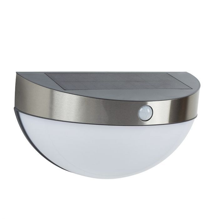 Eurolux grey wall light, front view