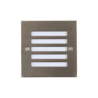 Eurolux satin chrome ground light installed and lit