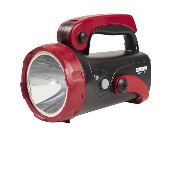 Eurolux black/red torch, front view