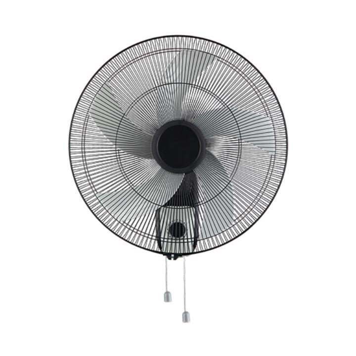 Eurolux black & white fan, front view