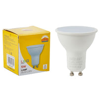 Radiant downlight shown in its packaging