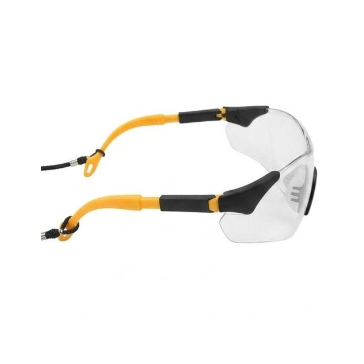 Close-up detail of the Tolsen safety glasses
