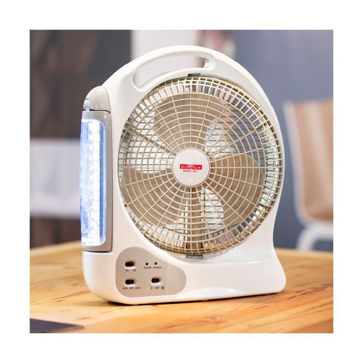 Close-up detail of the Eurolux fan