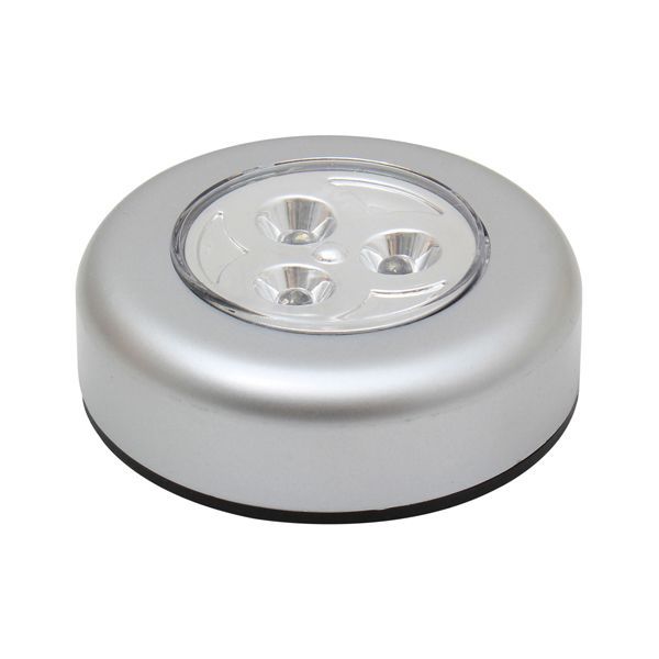 Eurolux silver night light, front view