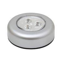 Eurolux silver night light, front view