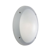 Eurolux grey bulkhead light, front view