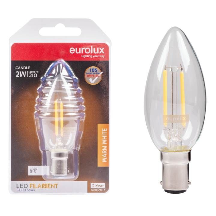 Eurolux chandelier shown in its packaging