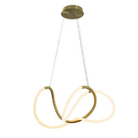 Eurolux gold pendant light, front view