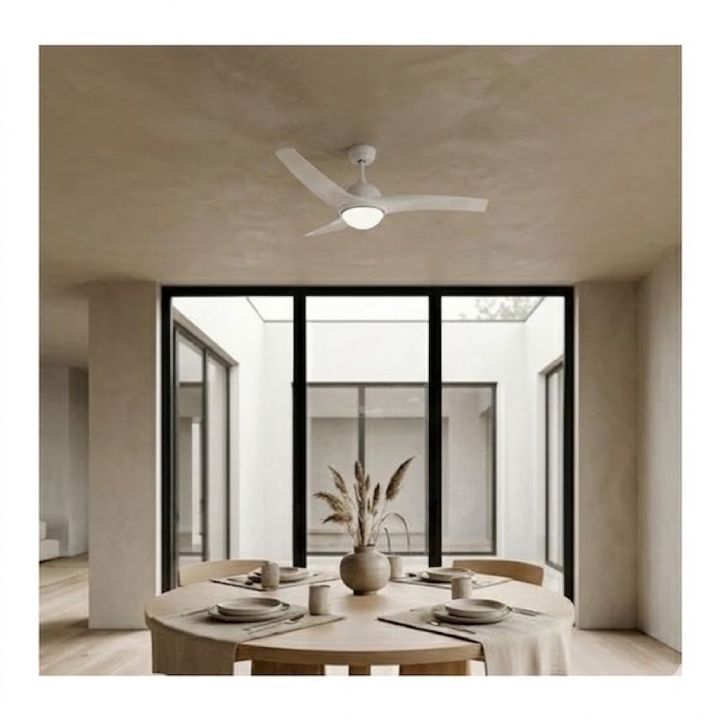 Radiant ceiling fan, alternate angle