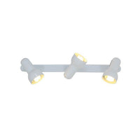 Eurolux white floodlight, front view