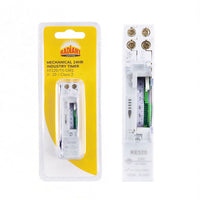 Radiant lighting timer, front view