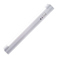 Eurolux white emergency light, front view