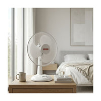 Eurolux fan shown in its packaging