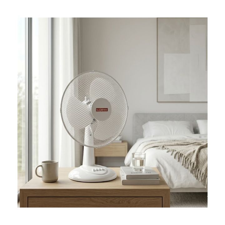 Eurolux fan shown in its packaging