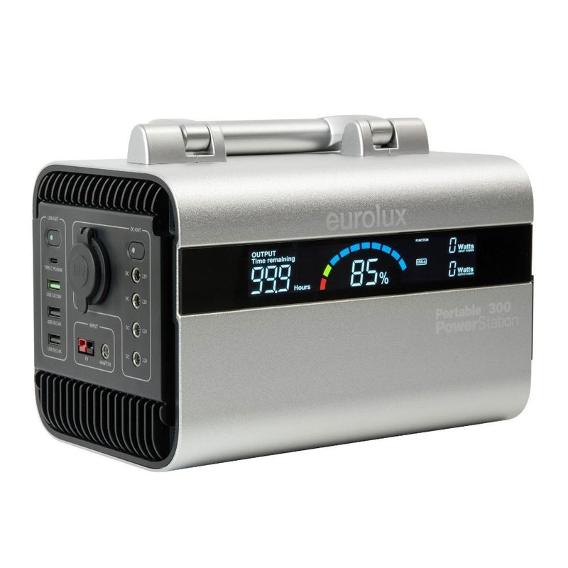 Eurolux portable power station, front view