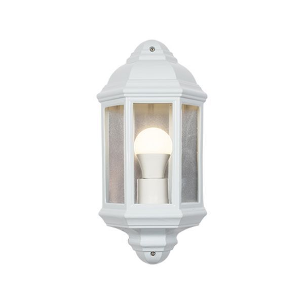 Radiant white wall light, front view