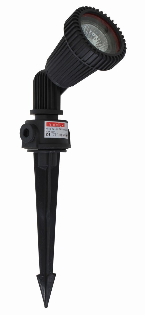 Eurolux garden spike light, front view