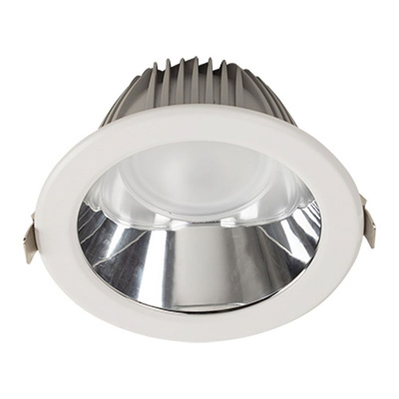 Eurolux white downlight, front view
