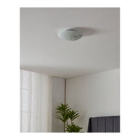 Eurolux ceiling light installed and lit