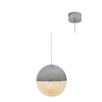 Eurolux chrome pendant light, front view