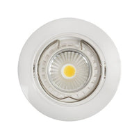 Eurolux white downlight, front view