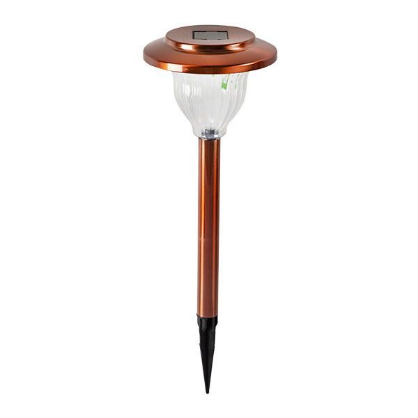 Eurolux copper painting garden light, front view