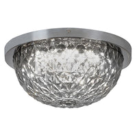 Eurolux chrome ceiling light, front view