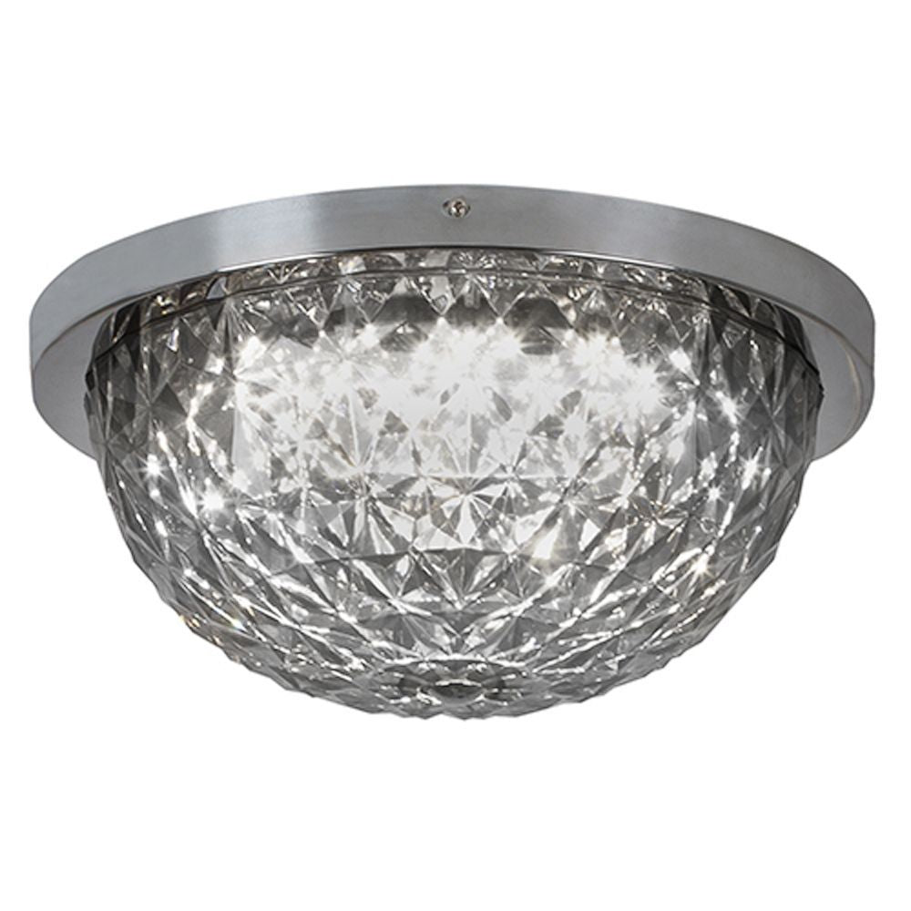 Eurolux chrome ceiling light, front view