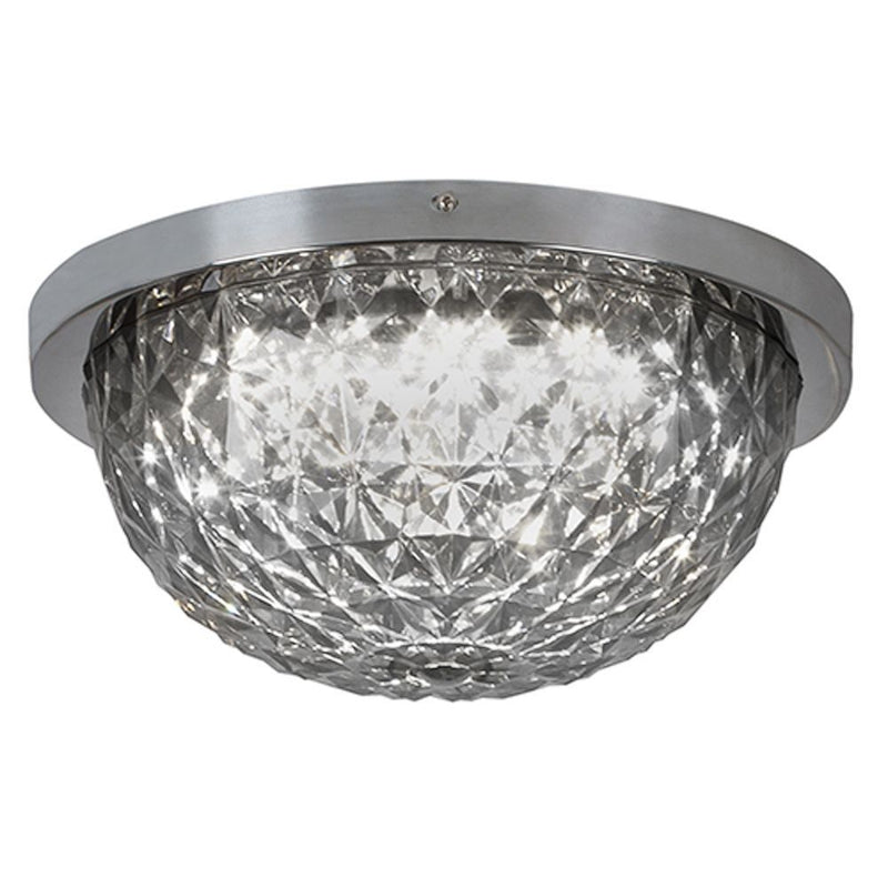 Eurolux chrome ceiling light, front view