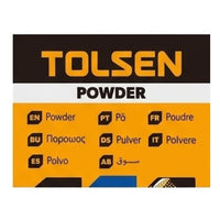Close-up detail of the Tolsen tool