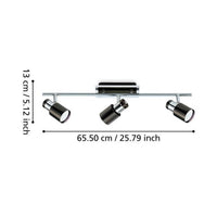 Eurolux spotlight dimensions diagram