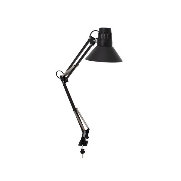 Eurolux black lamp, front view