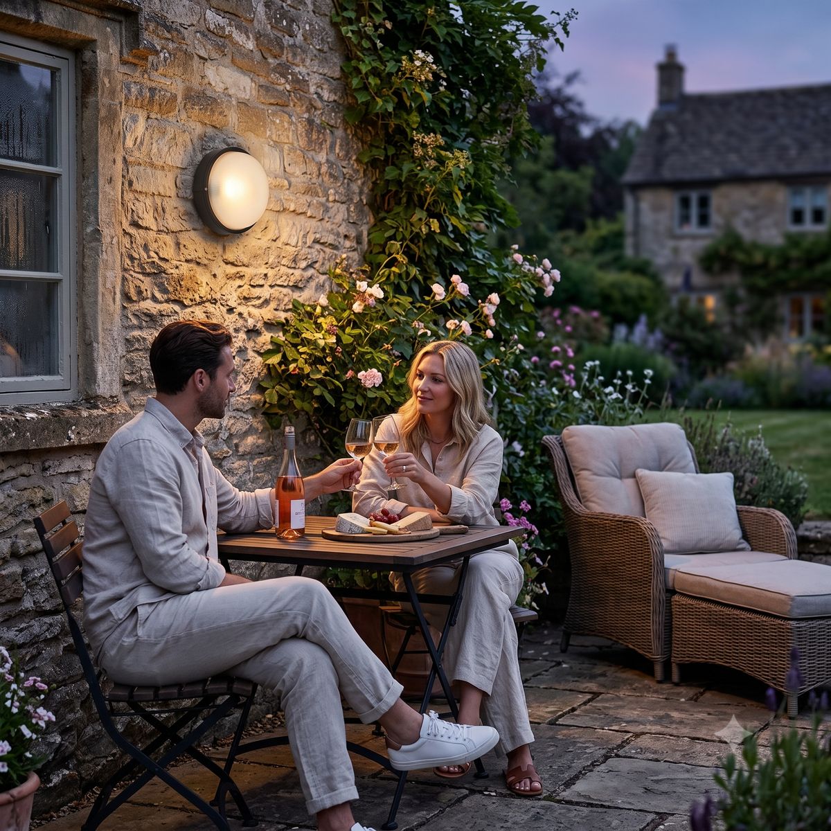 Close-up detail of the Eurolux bulkhead light