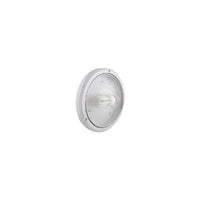Eurolux white bulkhead light installed and lit