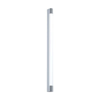 Eurolux satin chrome lighting fixtures, front view