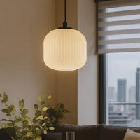Close-up detail of the Eurolux black pendant light