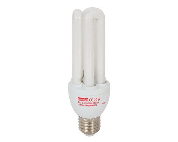 Eurolux CFL globe, front view
