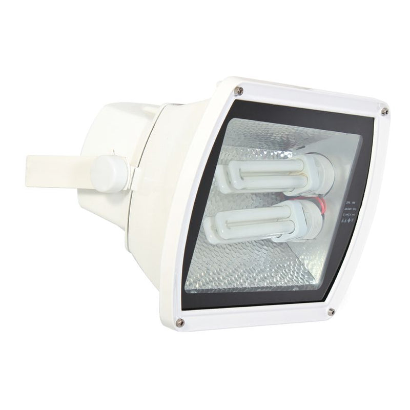 Eurolux white floodlight, front view