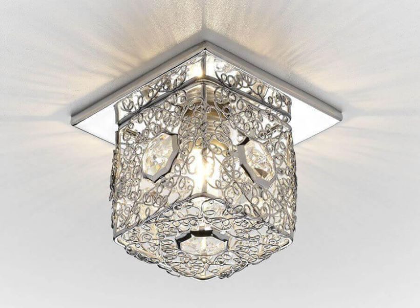 Close-up detail of the Eurolux ceiling light