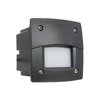 Eurolux black CFL globe, front view