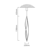 Eurolux pendant light shown in its packaging