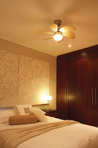Eurolux ceiling fan shown in its packaging