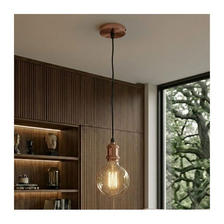 Eurolux pendant light shown in its packaging