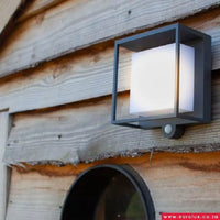 Close-up detail of the Eurolux wall light
