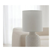 Eurolux white table lamp dimensions diagram