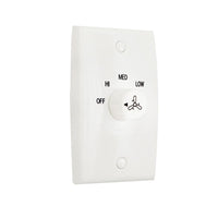 Eurolux white fan, front view
