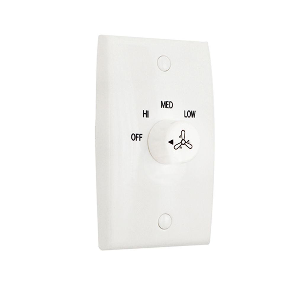Eurolux white fan, front view