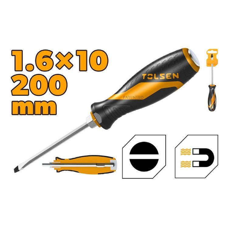 Tolsen screwdriver shown in its packaging